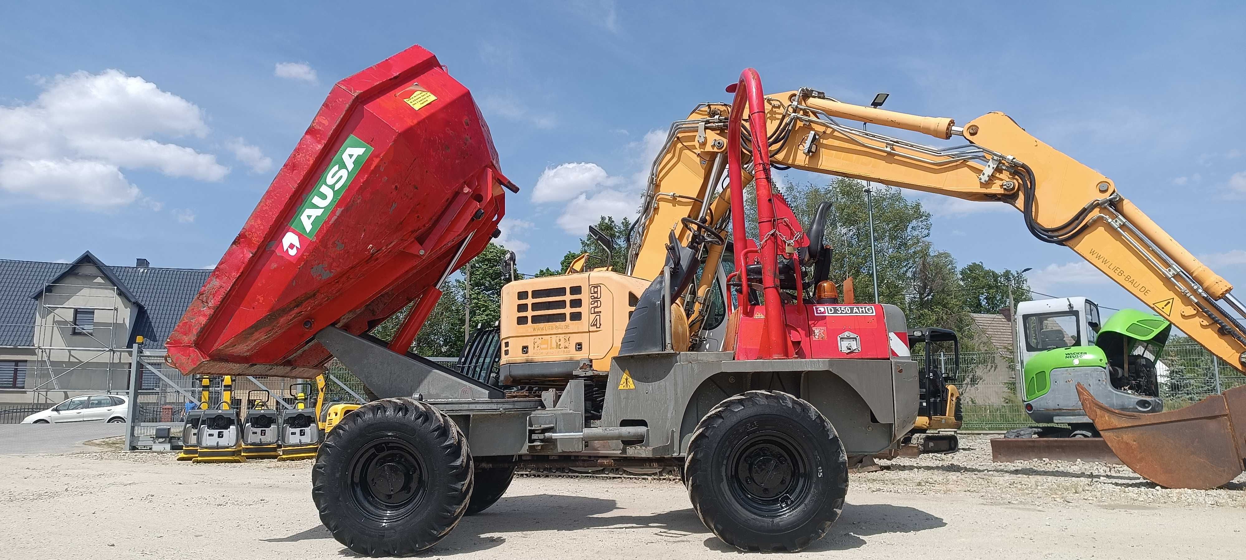 Wozidło Obrotowe AUSA D 350 AHG / 4T / 13r| D 350 terex ta Barford sxr