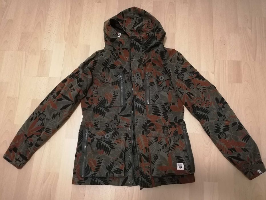 Kurtka parka smock Fly53, kamuflaż, wzór roślinny