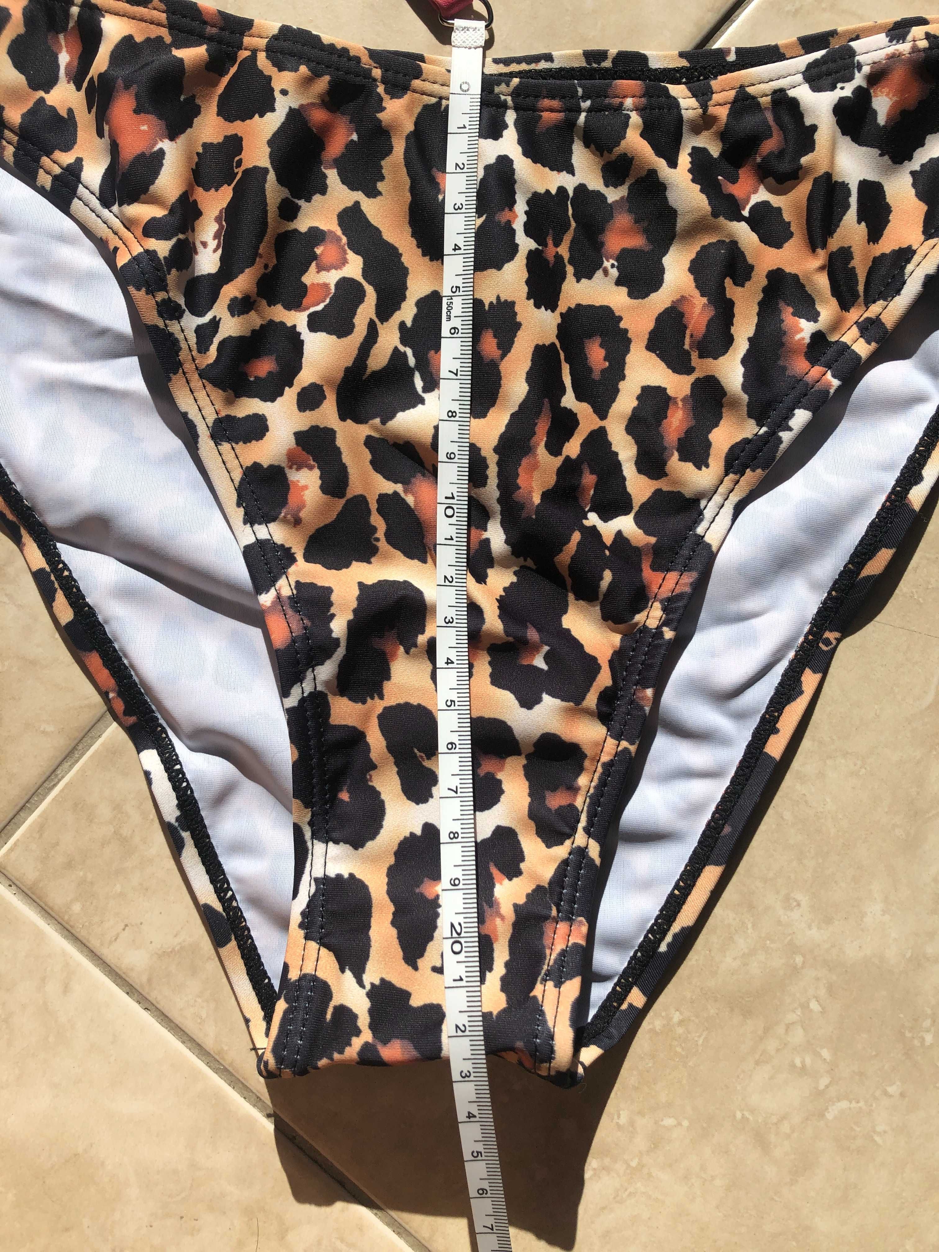 Conjunto de biquini leopardo