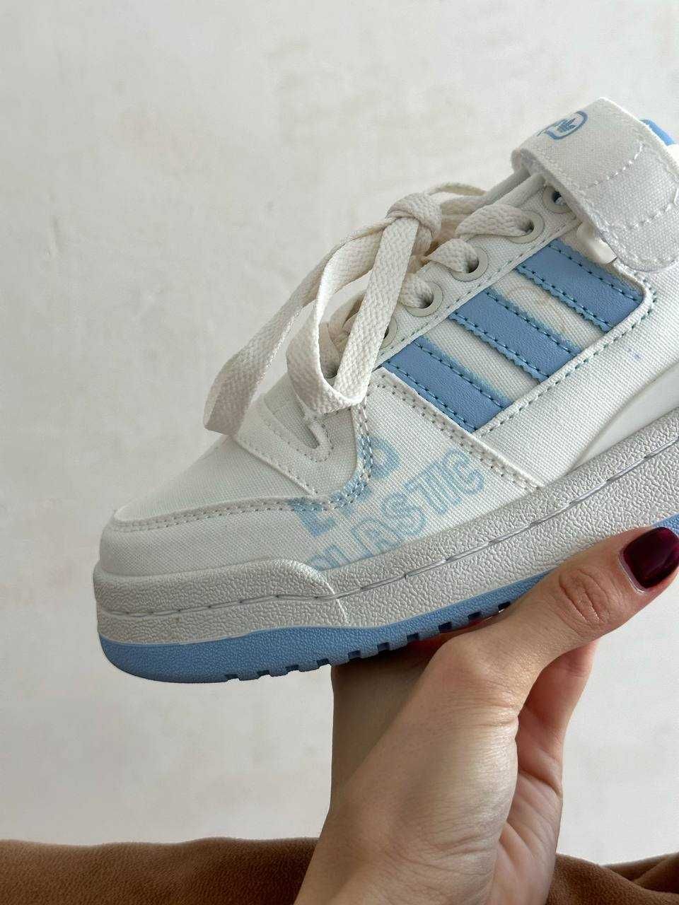 Кроссовки Adidas Forum 84 Low White Blue 36-44 Хит Сезона! Топ