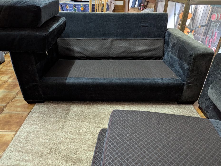 2 Sofás Pretos (também vendo em separado)