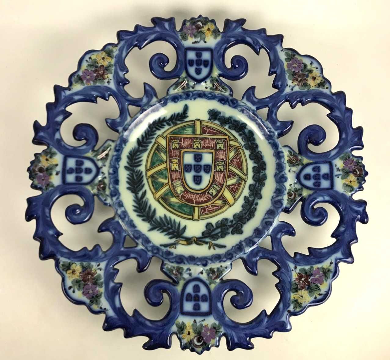 Grande Prato Brasão Portugal - Vestal - 35.5 cm