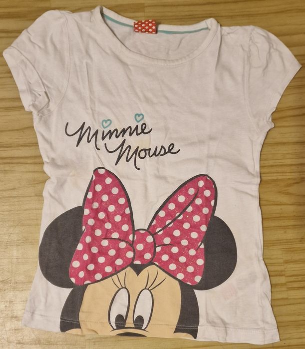 T-shirt dziewczecy krotki rekaw Disney 5-6lat 116cm