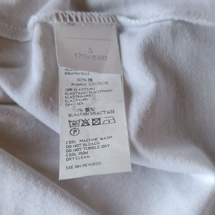 Biały T-shirt z napisem Paul & Shark yachting