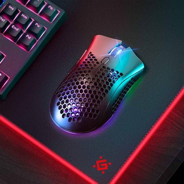 Мышка беспроводная игровая K-Snake BM600 с аккумулятором и RGB подсвет