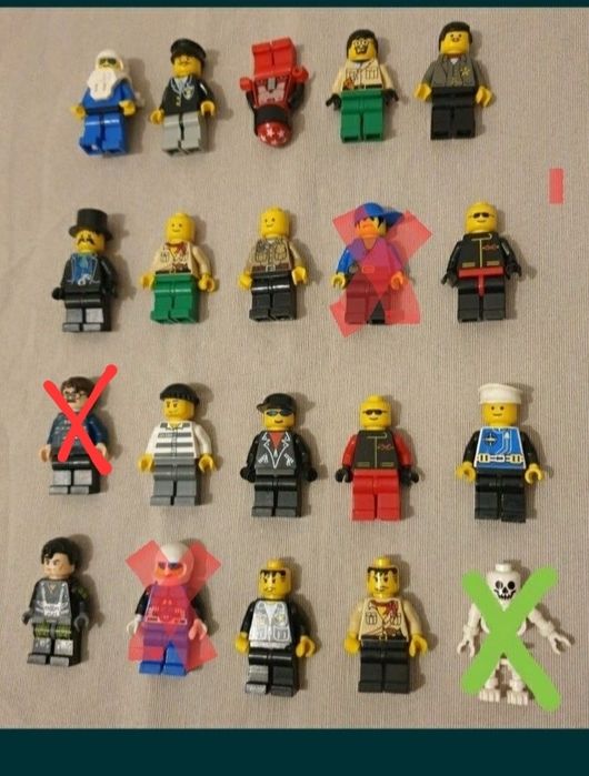 Lote de lego Minifiguras de Lego Original lote variado anos 80