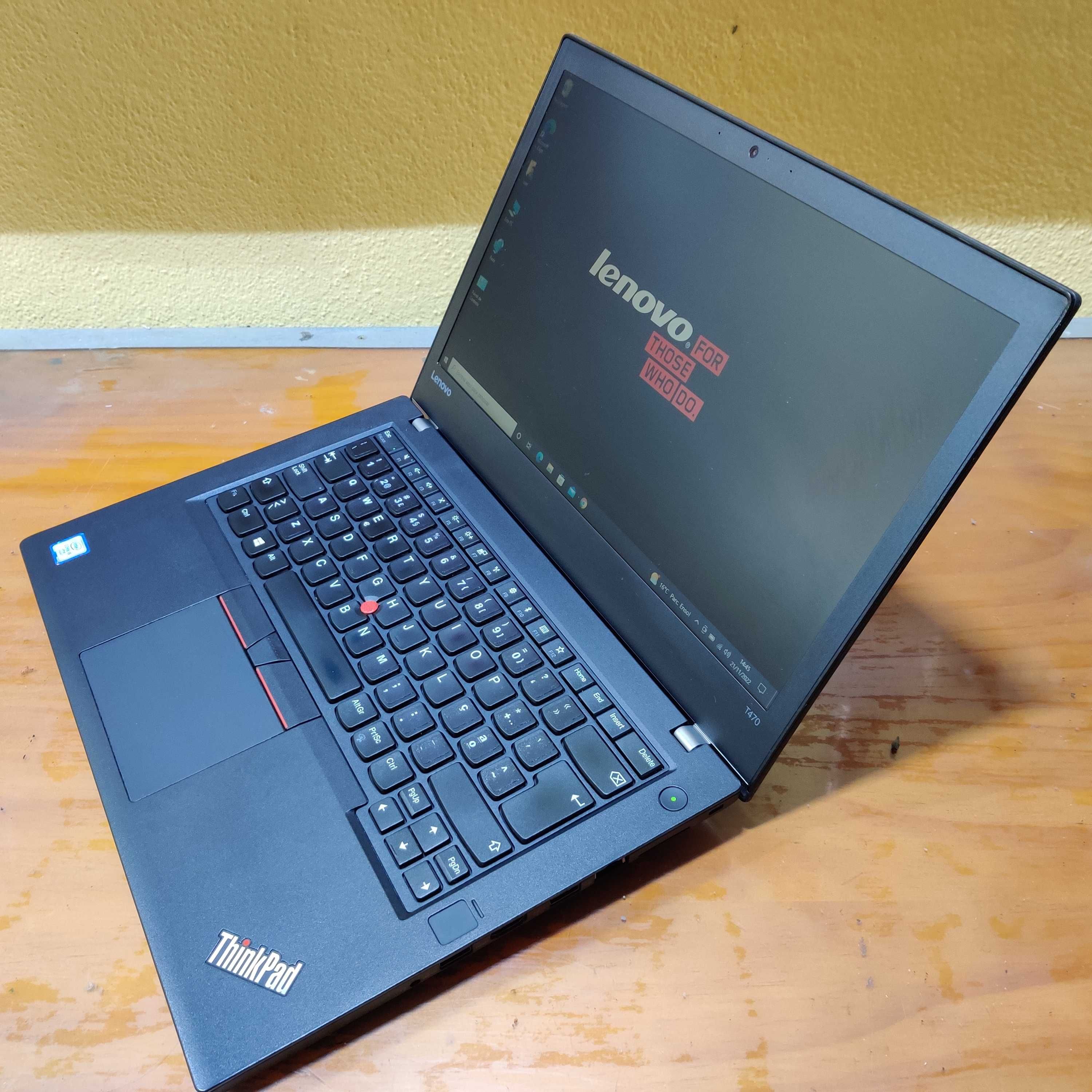 Portátil LENOVO THINKPAD T470 i5-6300u 512GB SSD 8gb raM