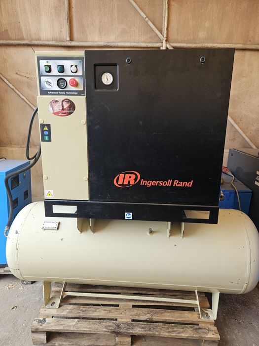 Kompresor srubowy ingersoll rand 11kw sprężarka zbiornik 500