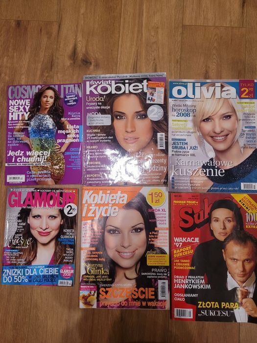 Cosmopolitan Glamour Świat Kobiety Olivia Sukces Kobieta i życie