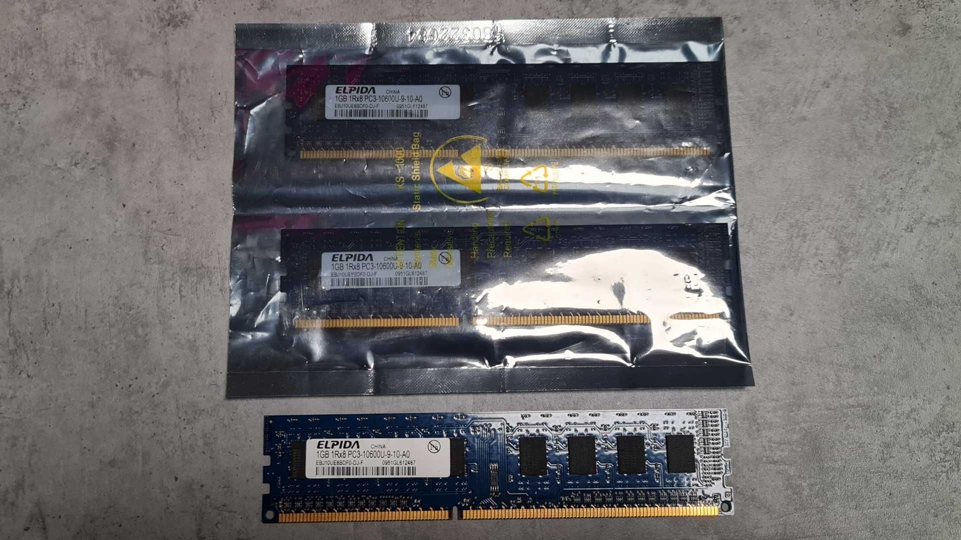 Pamięć RAM 3x1GB PC3