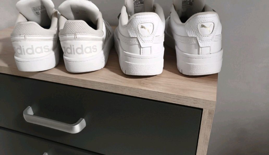 Кеды на девочку Adidas(кожа,35 р.)