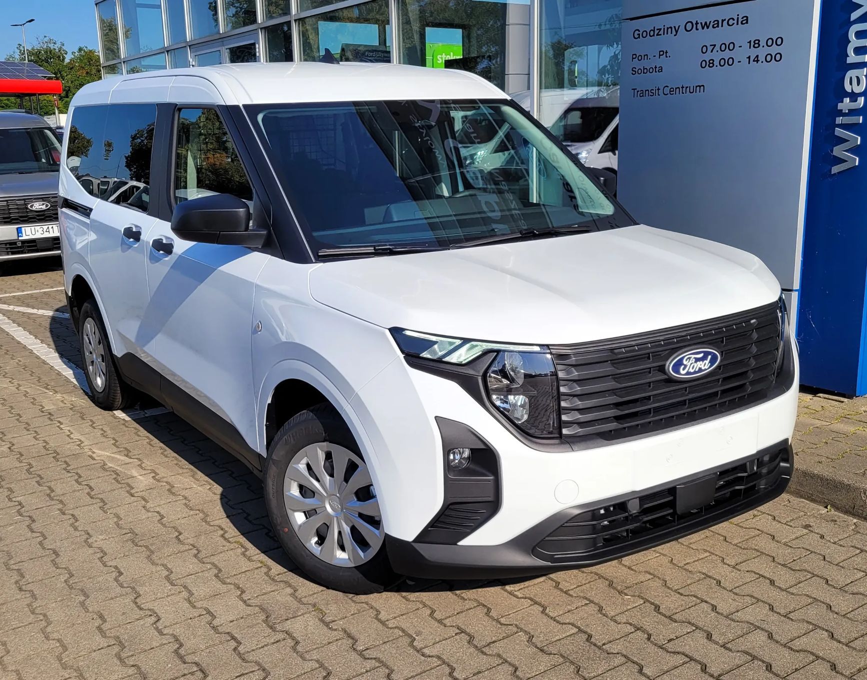 Ford Courier Transit Courier Kombi 1.5 EcoBlue 100KM, M6. Ruchoma przegroda z kraty