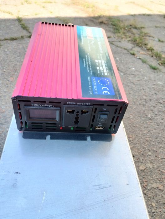 Перетворювач інвертер AC/DC 5000 Вт 12 В