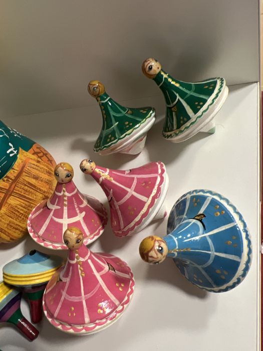 Юла игрушка . Дерево . Пищевой лак