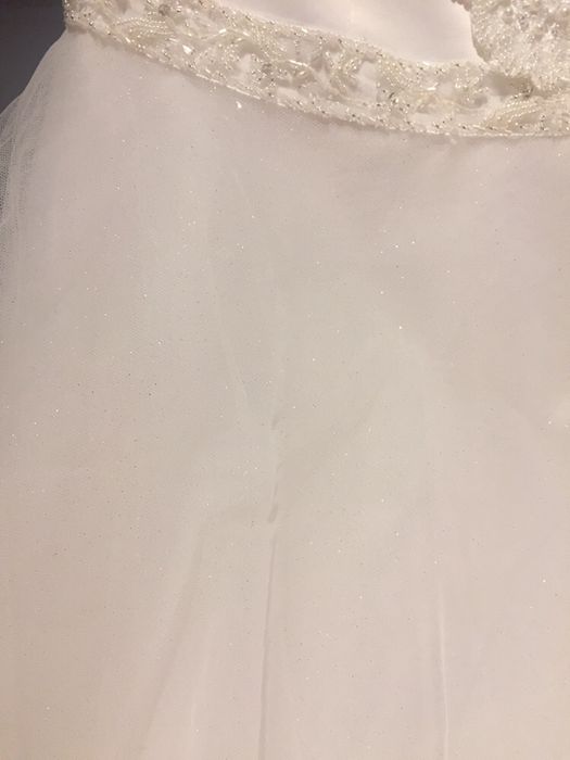 Suknia ślubna ecrui na duży biust