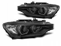 Reflektor Lampa kpl Diody Soczewka Clear Black Czarne Bmw 3 f30 f31 Lift