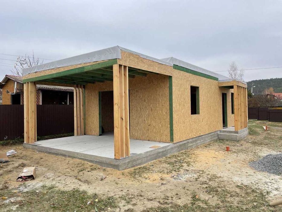 Будівництво до 45 днів будинки офіси готелі магазини СІП Домокомплект