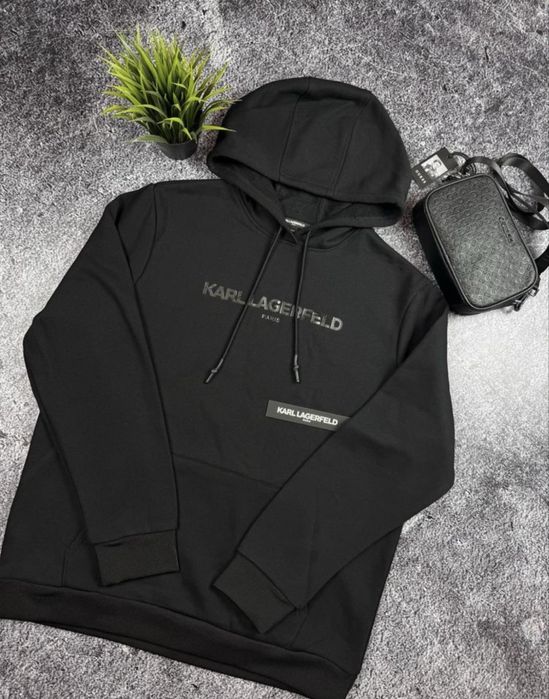 Оригинал Худи кофта Karl Lagerfeld Black L Size