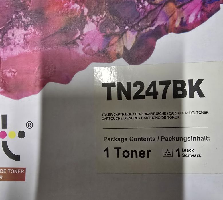 Toner do BROTHER TN-247BK. DCP-L3510. MFC-L3770. HL-L3210.