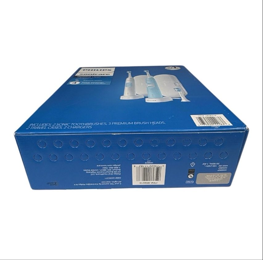 Набір зубних щіток Philips Sonicare 5100 HX6829/77 Optimal Clean 2-Pac
