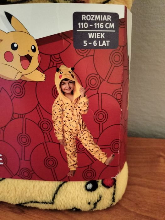 Onesie / Kombinezon / Strój /Kostium /Piżama Pokemon Pikachu 110/116cm