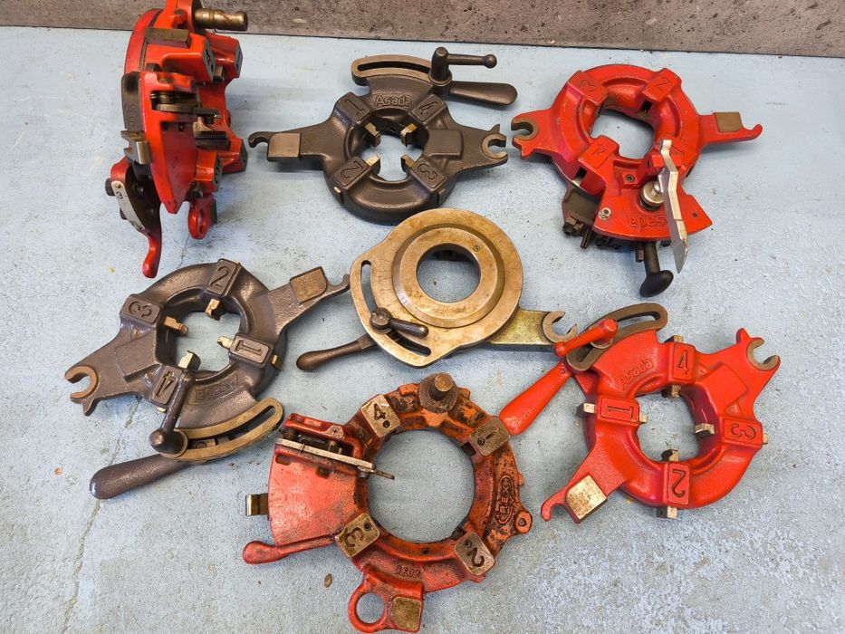 Głowice gwintujące do gwintownicy stacjonarnej REMS RIDGID ROLLER