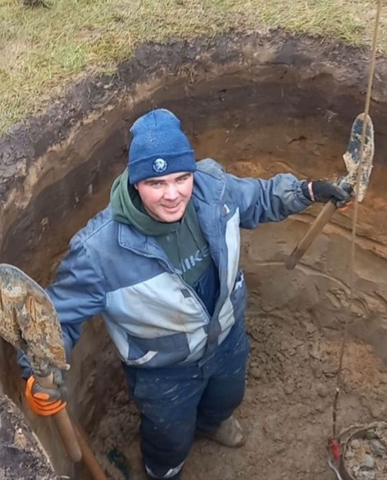 Копка септика під ключ. Каналізація с бетонних кілець. ukrseptik.com