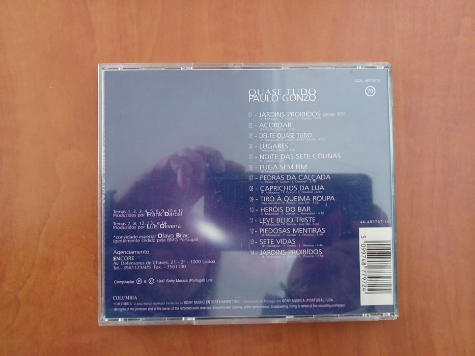 CD Paulo Gonzo - Quase tudo