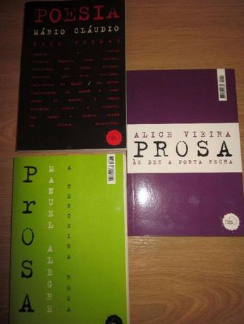 Livros: Às Dez a Porta Fecha/Terceira Rosa/2 poemas