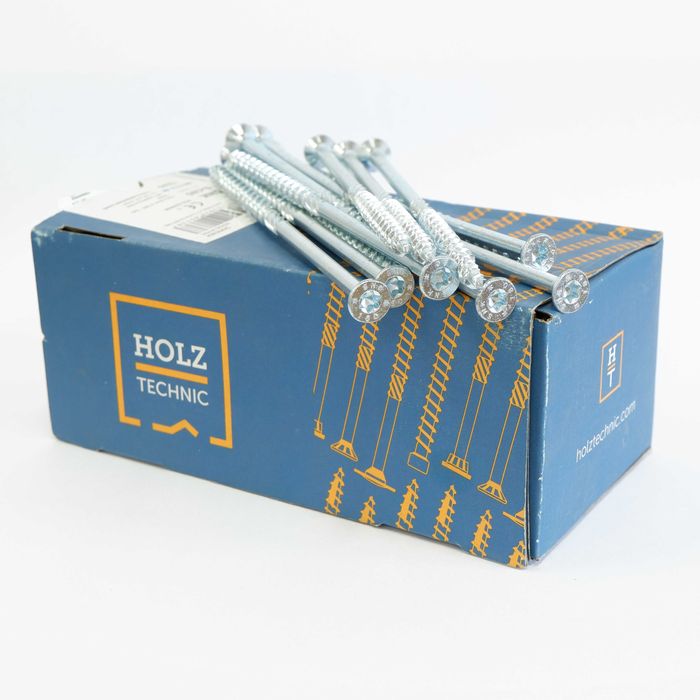 Wkręt ciesielski z łbem stożkowym Holz Technic - wkręt do drewna 6x80