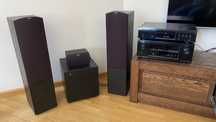 Denon amplituner AVR-X2000, Blu-ray DBT-1713UD, kolumny Jamo E550 140W