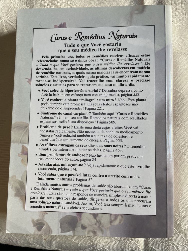 Curas e Remédios Naturais