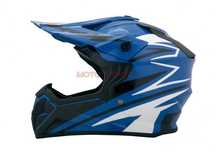 Kask Cross BLEXX Dziecięcy MD-911 niebieski S M L XL Homologacja ECE