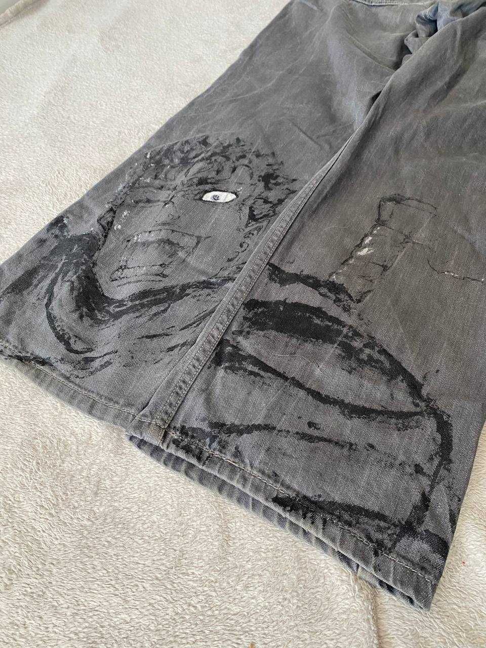 LEVI’s Jeans Whiskers Grey — Кастом Guts / Berserk Аffliction