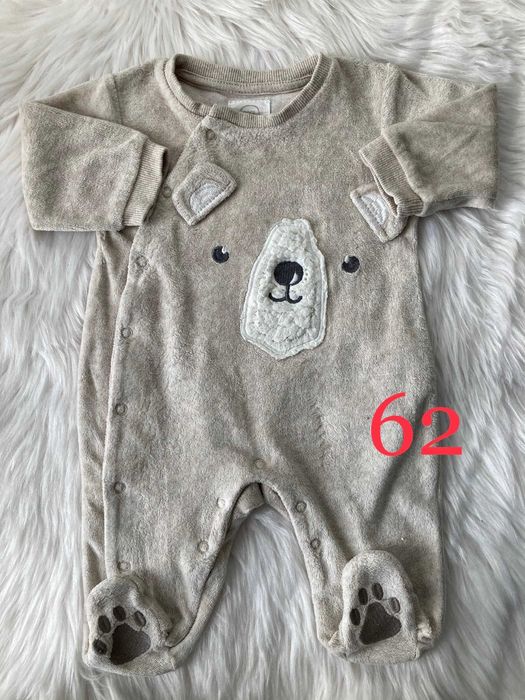 Pajace niemowlęce r.62 (3 sztuk)