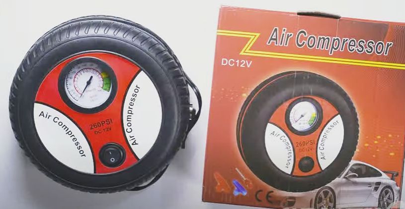 Компрессор насос автомобильный Air Compressor 260PSI DC-12V