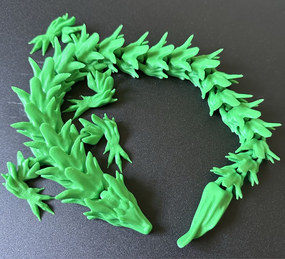 Flexi dragon - wydruk 3d