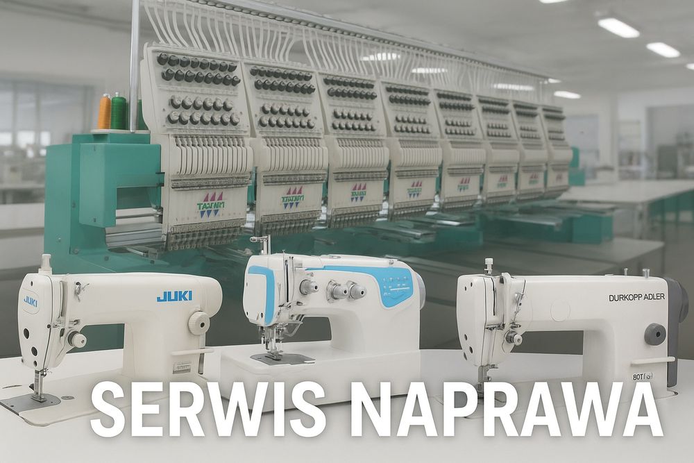 Naprawa i serwis maszyn do szycia. Juki, Jack, Durkopp Adler, Tajima