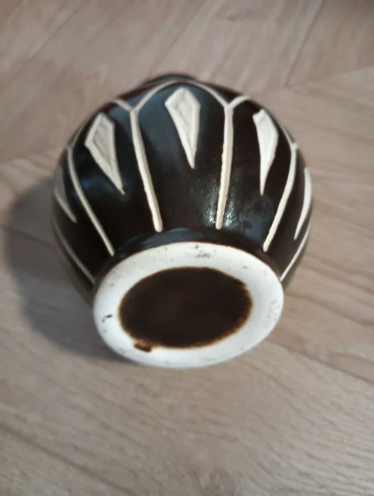 Wazonik ceramiczny z uchem Piesche & Reif