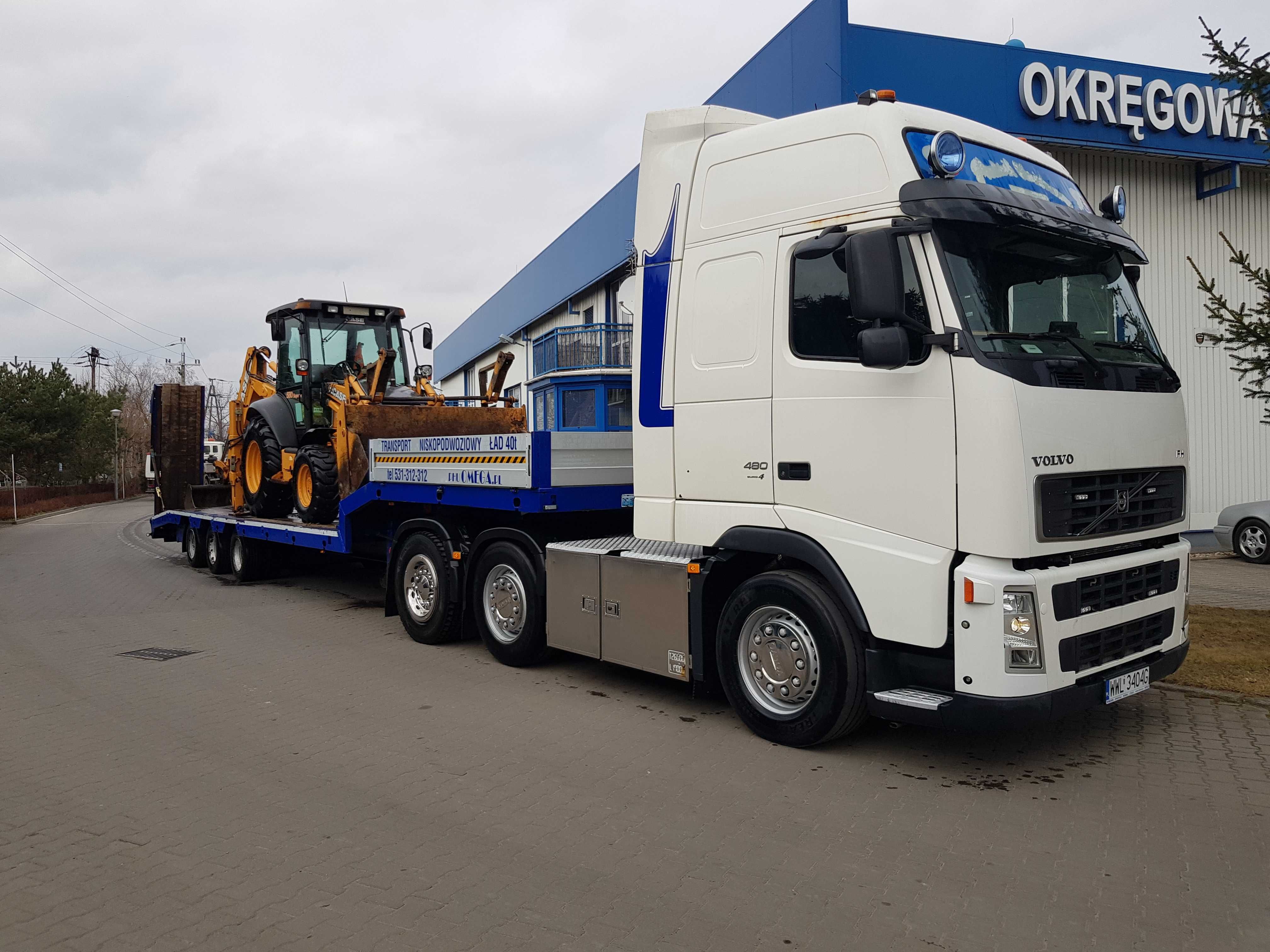Wynajem BDO Transport Maszyn Gabaryty Wywrotki 8x8