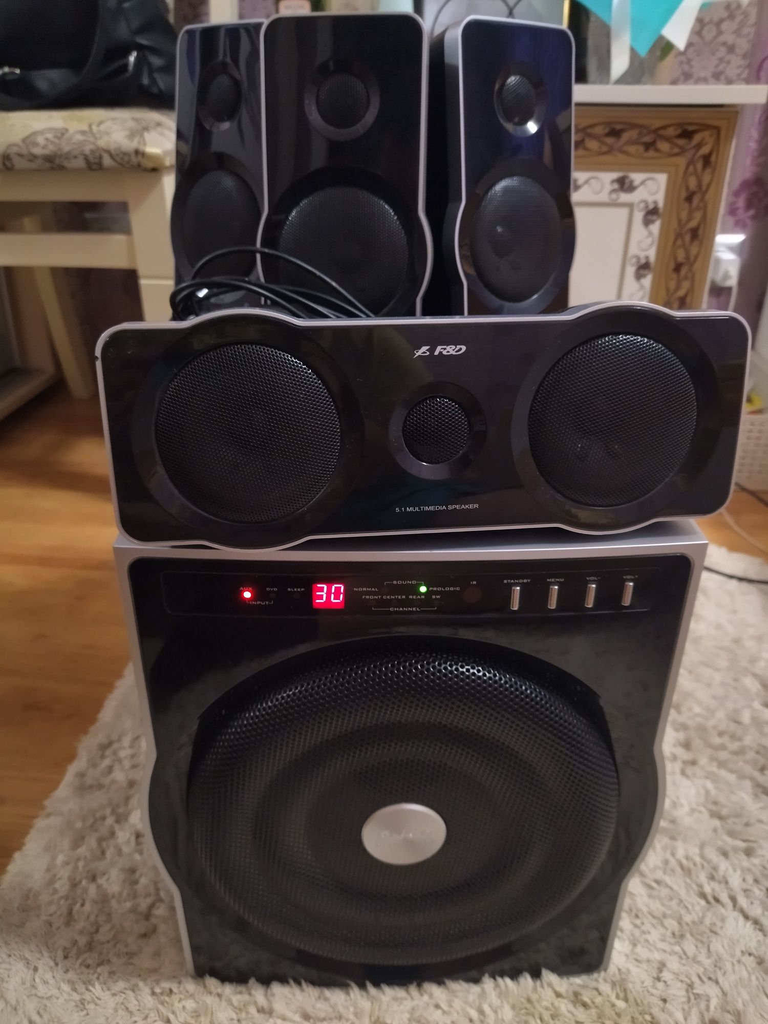 Акустична система F and D F6000X Black стан нових