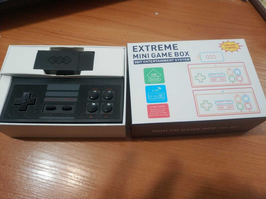 денди HDMI Y2 HD приставка с играми (818 игр) с беспроводные джойстик