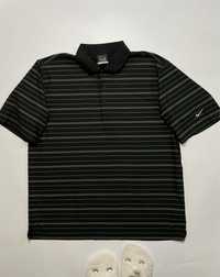 Поло Nike Golf, размер L, черная футболка поло Nike Dry