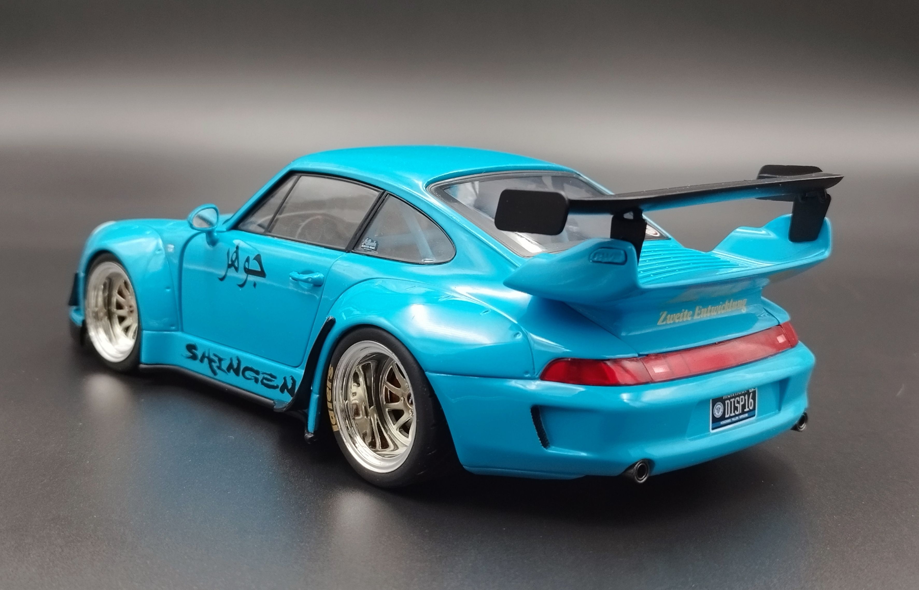 1:18 Solido Porsche 911 (993) Shingen RWB Rauh-Welt BodyKit 2018 Blue