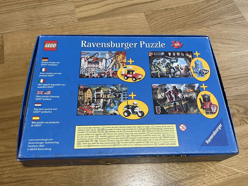 LEGO Knights Kingdom Ravensburger rycerz puzzle 091553