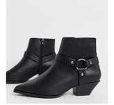 Super botki kowbojki Asos szeroka stopa 38