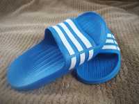 Klapki* Adidas* Niebieskie* 34*