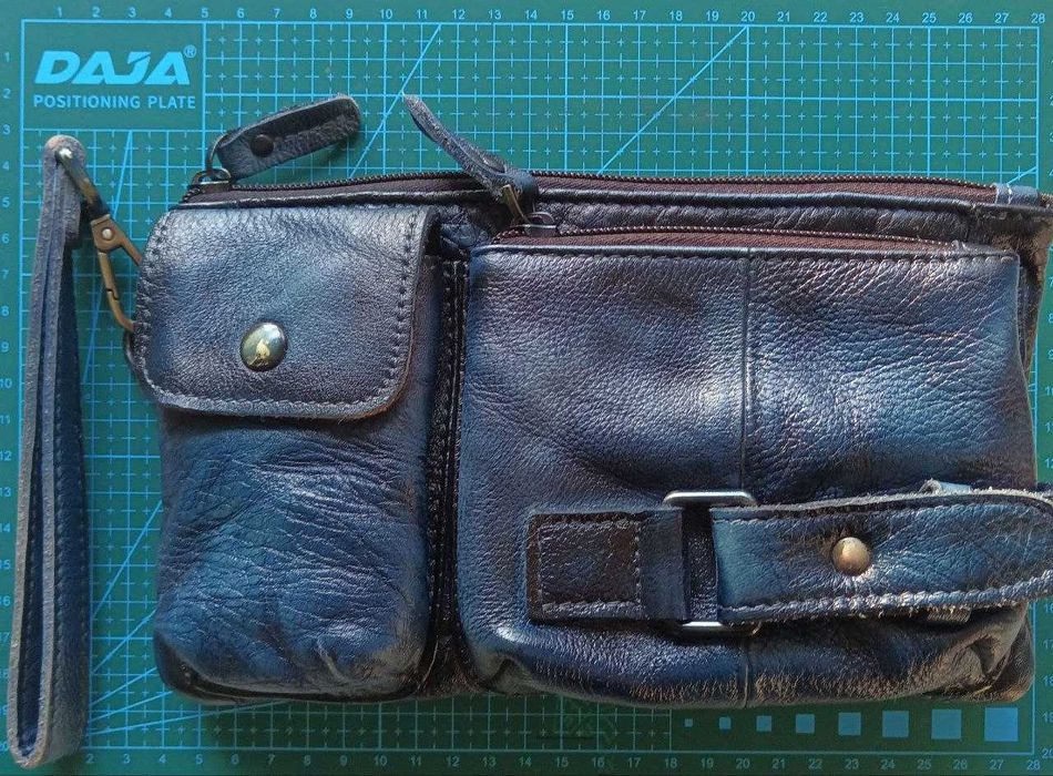 Чоловіча шкіряна сумка Гаманець Чоловічий