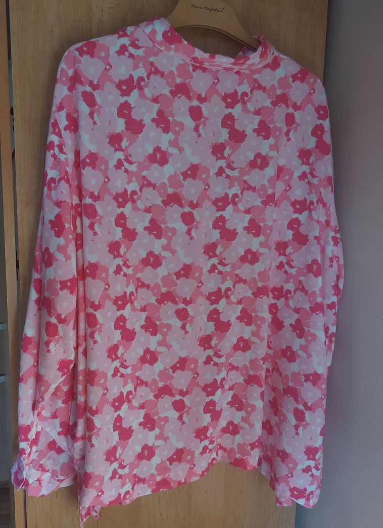 Koszula plus size oversize szerokie rękawy 4xl r.48