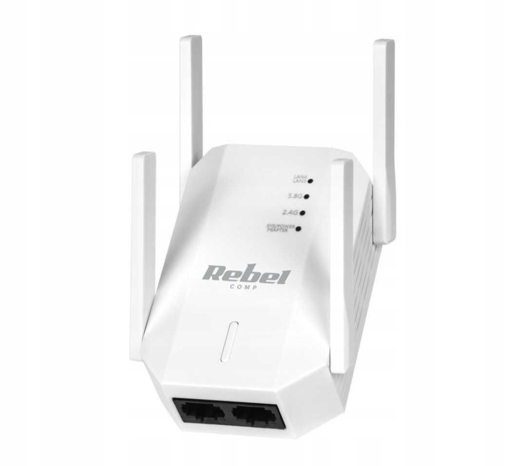 Repeater - wzmacniacz sieci bezprzewodowej 2.4+5 GHz Rebel